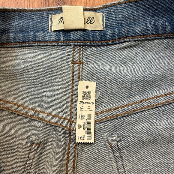 Madewell Blue Straight Leg Jeans - Picture 5 of 9